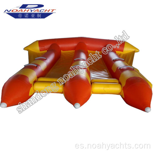 Tubo de pescado con mosca inflable